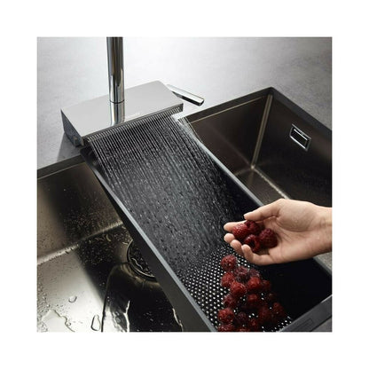 Hansgrohe Aquno Select M81 250 Kitchen Faucet with Pull-Down Spray 2 Jets Chrome