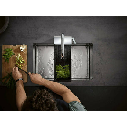 Kitchen Faucet with Pull-Out Spray 3 Jets Hansgrohe Aquno Select M81 170 sBox Matte Black