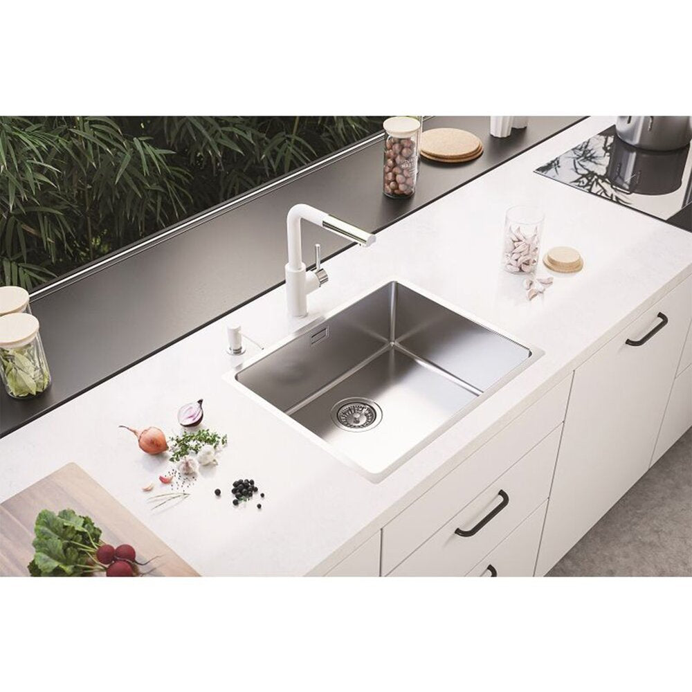 Alveus Siros Black - Chrome Kitchen Faucet with Pull-Out Spray