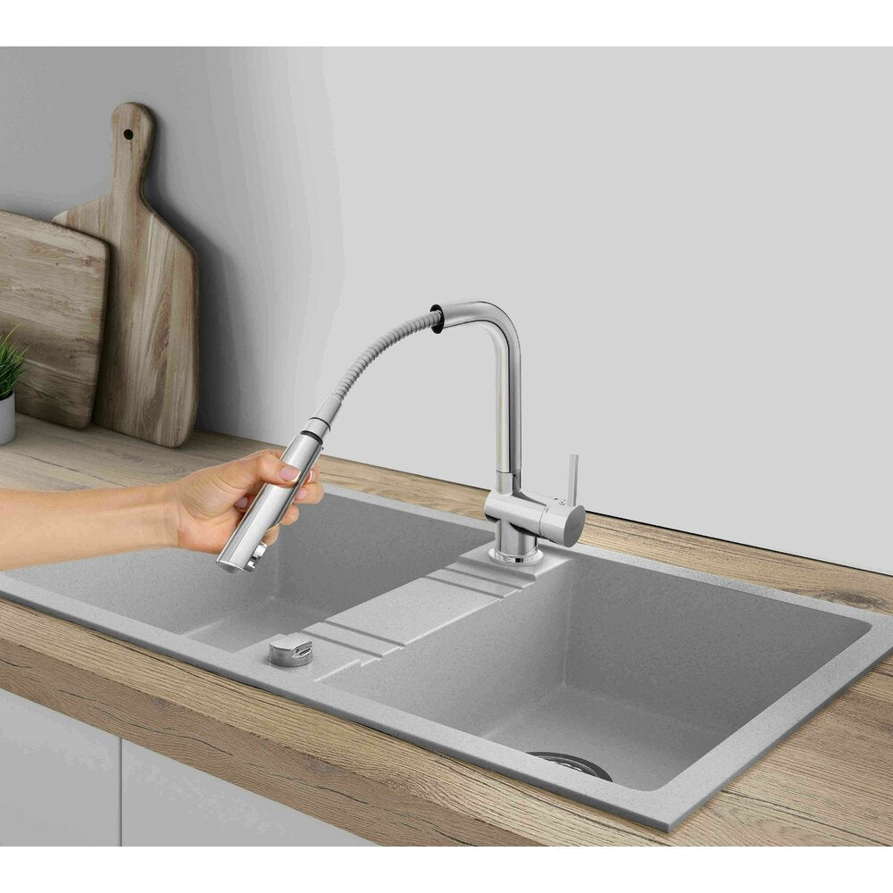 Ferro Toledo Kitchen Faucet with Pull-Out Spray