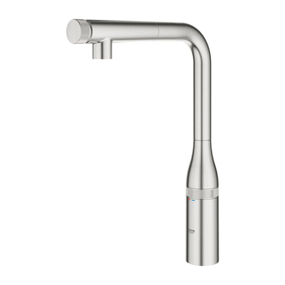 Смесител за кухня с подвижен душ Grohe Essence SmartControl хром мат Supersteel