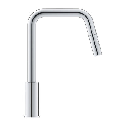 Смесител за кухня с изтеглящ се душ Grohe Eurosmart хром гланц 2 функции