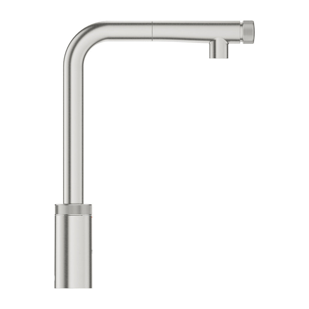 Grohe Minta SmartControl Kitchen Faucet with Pull-Out Spray, Brushed Supersteel