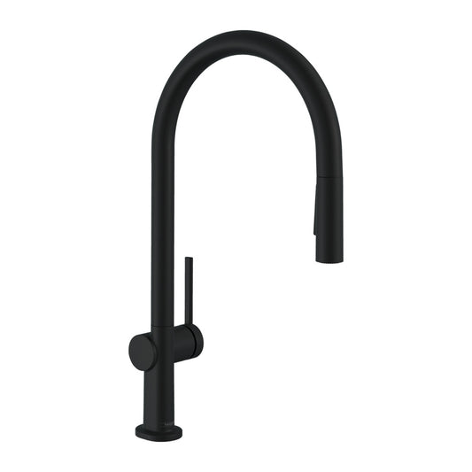 Hansgrohe Talis M54 210 Kitchen Faucet with Pull-Out Spray Black 2 Jet Types