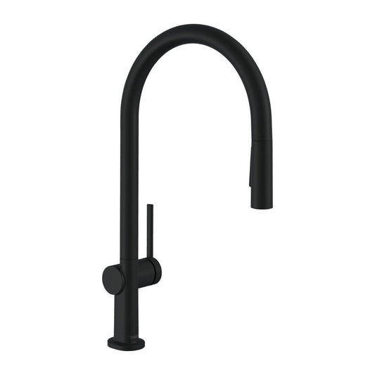 Hansgrohe Talis M54 210 Kitchen Faucet with Pull-Down Spray in Matte Black