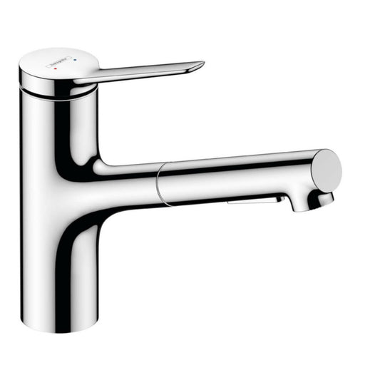 Kitchen faucet with pull-out spray Hansgrohe Zesis M33 150 with 2 jets 74820000
