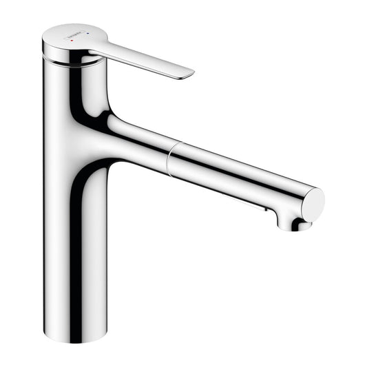 Hansgrohe Zesis M33 160 Pull-Out Kitchen Faucet Chrome 2 Spray Types