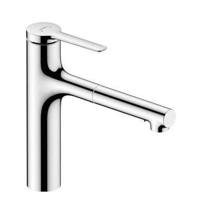 Смесител за кухня с издърпващ душ Hansgrohe Zesis M33 160 sBox lite с 2 струи