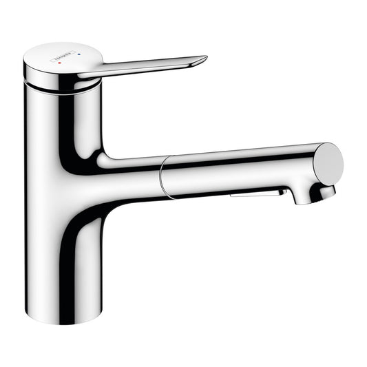 Hansgrohe Zesis M33 Pull-Out Kitchen Faucet Chrome 2 Spray Types