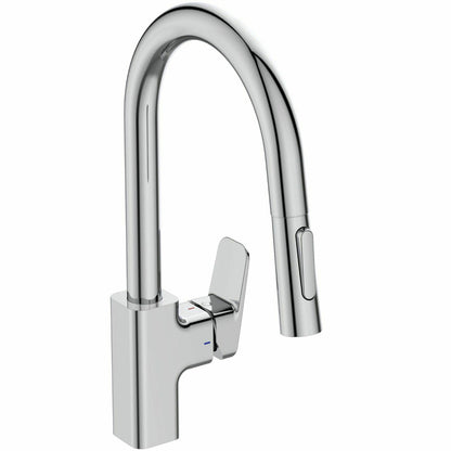 Смесител за кухня с изтеглящ се душ Ideal Standard Ceraplan с 2 функции