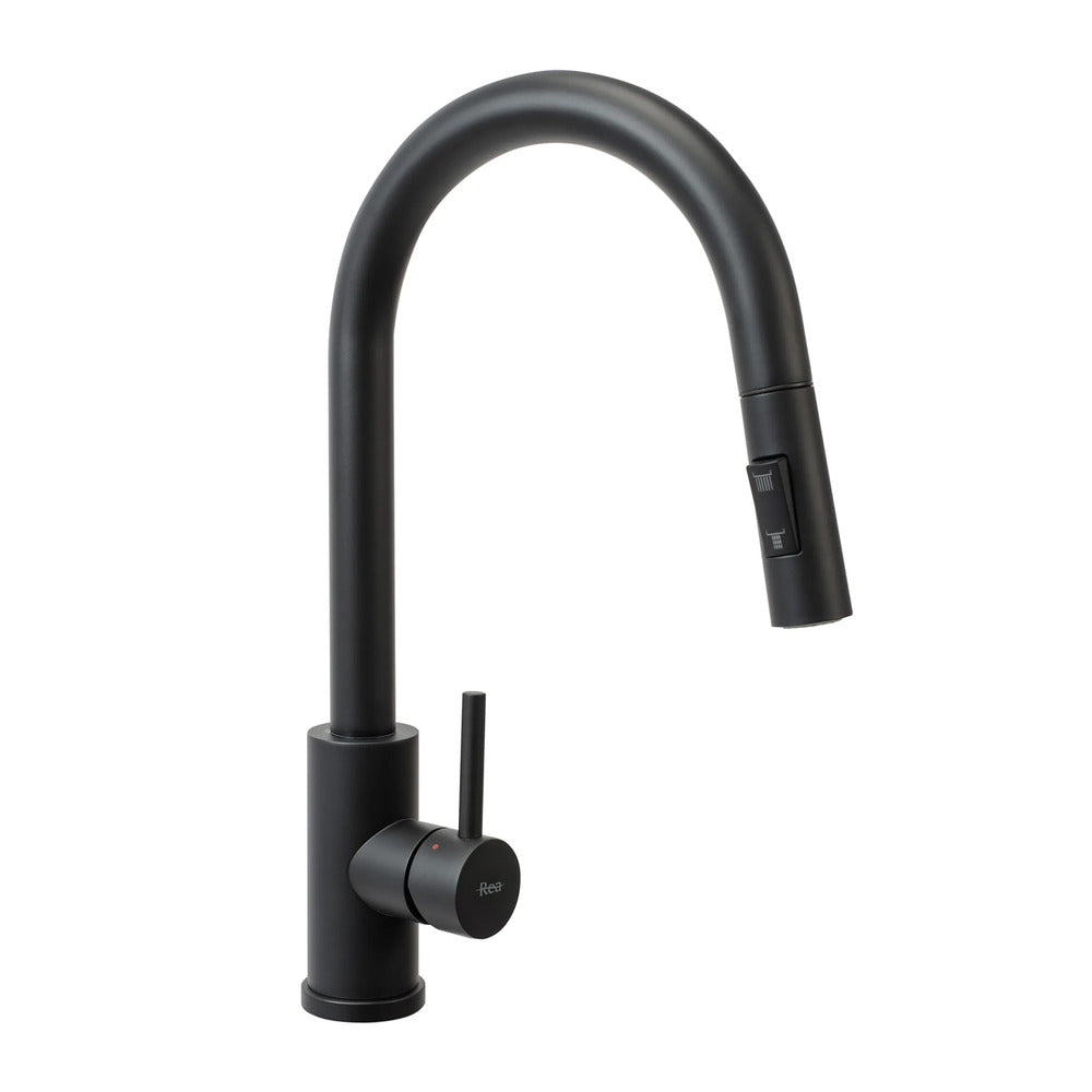 Kitchen faucet with pull-out spray Rea Fresh matte black
