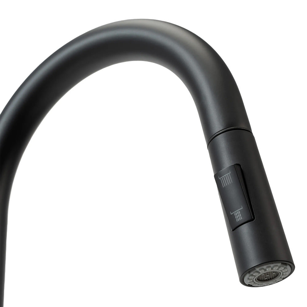 Kitchen faucet with pull-out spray Rea Fresh matte black