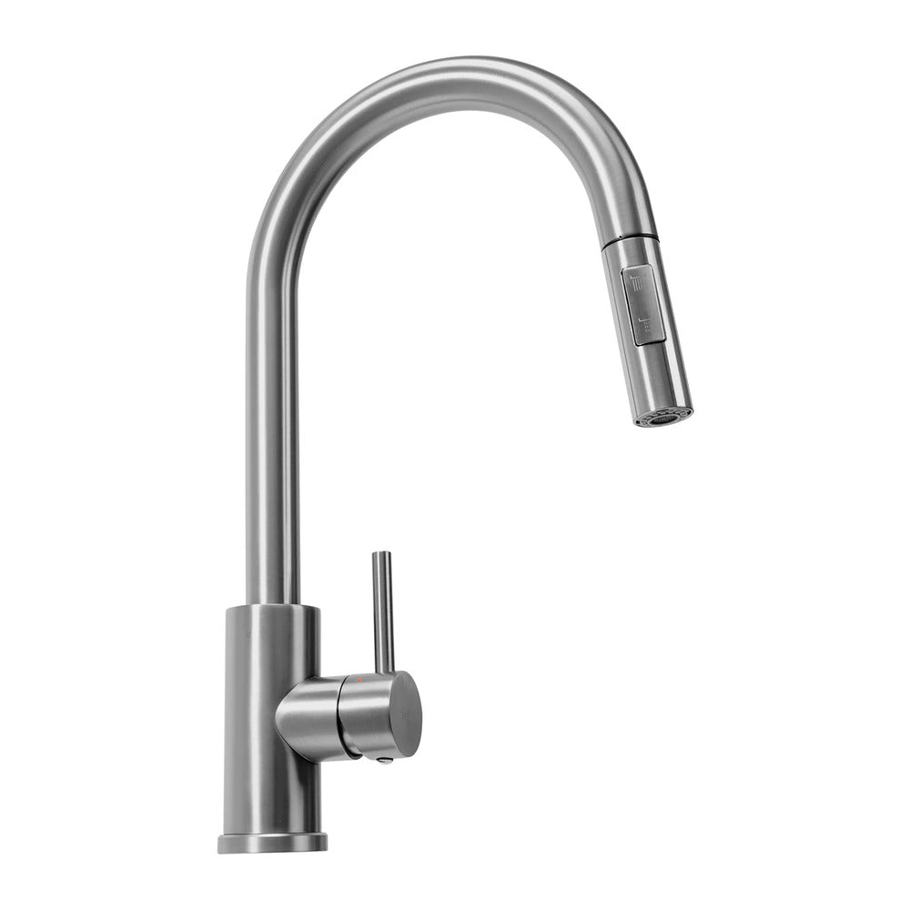 Kitchen faucet with pull-out spray Rea Fresh brushed nickel
