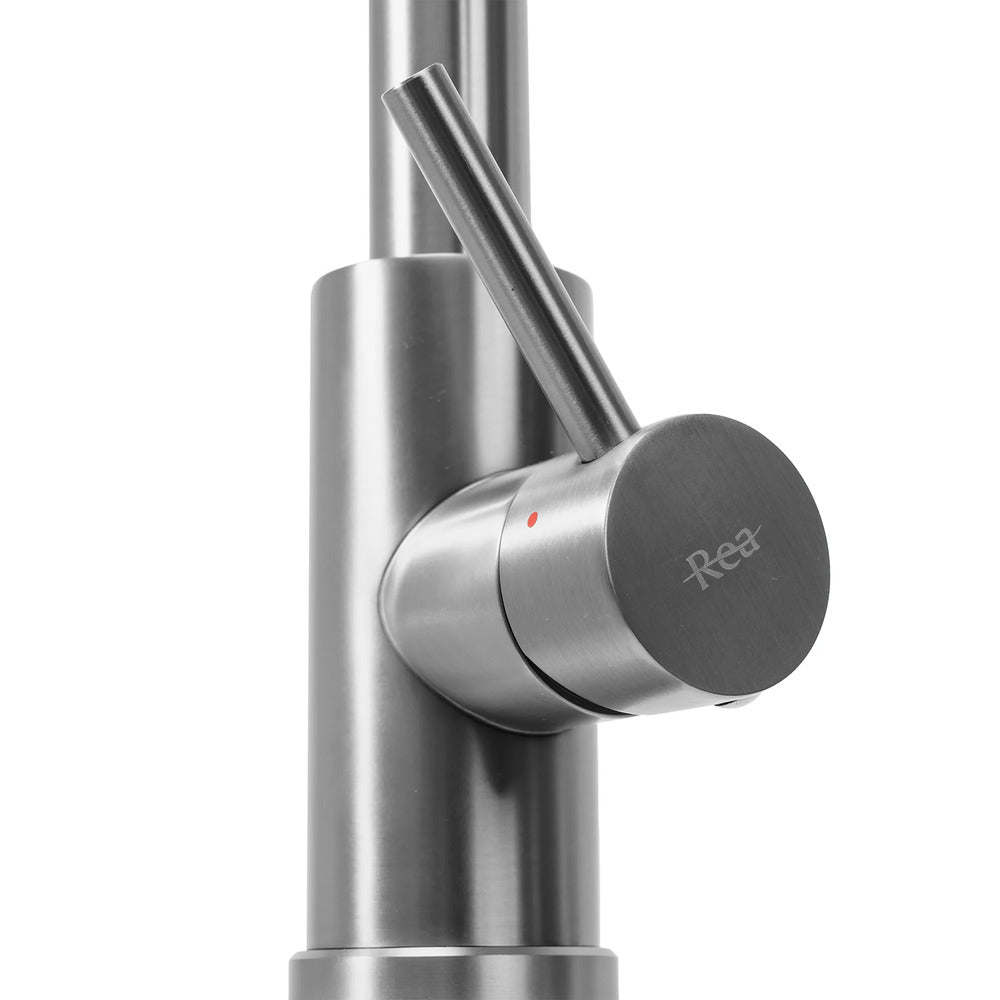 Kitchen faucet with pull-out spray Rea Fresh brushed nickel
