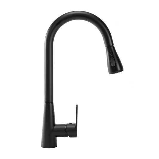 Kitchen faucet with pull-out spray Rea Mild matte black