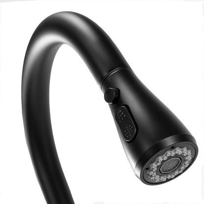 Kitchen faucet with pull-out spray Rea Mild matte black