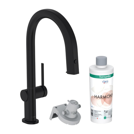 Смесител за кухня с воден филтър Hansgrohe Aqittura M91 FilterSystem 210 черен
