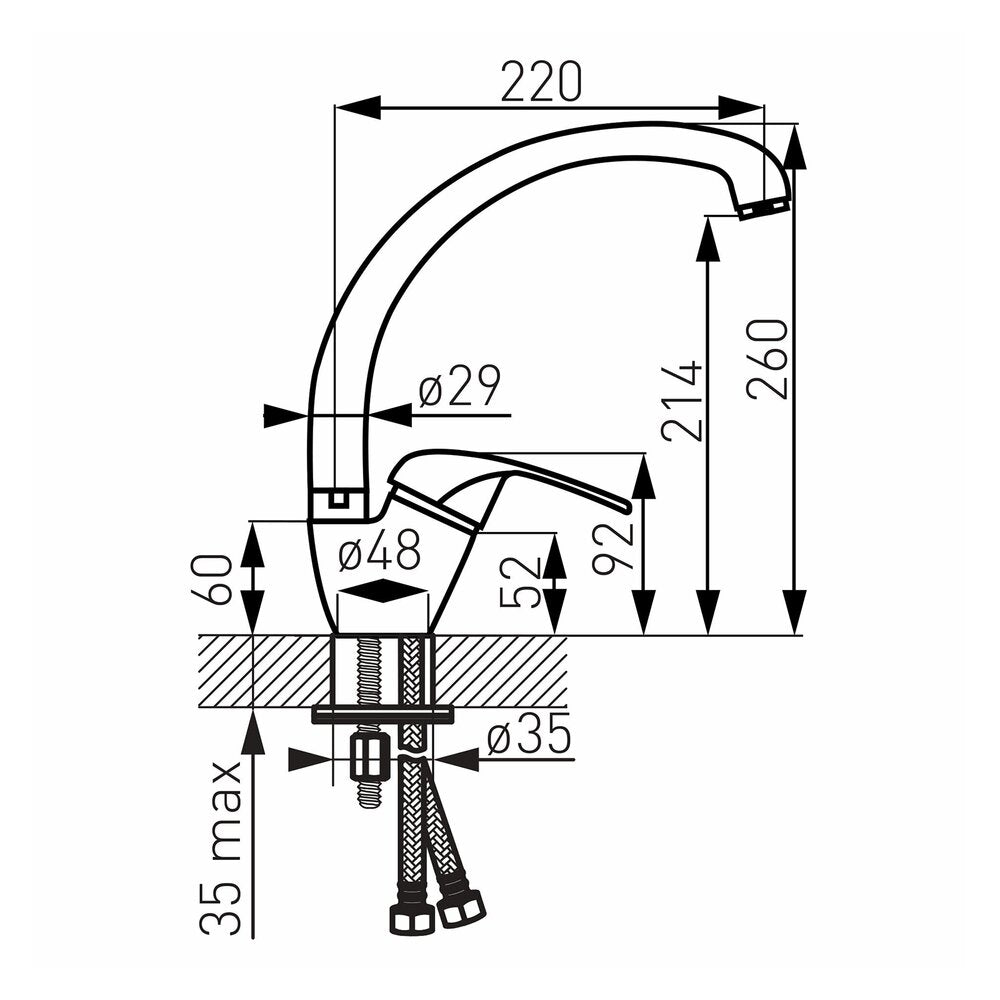 Ferro Vasto Kitchen Faucet