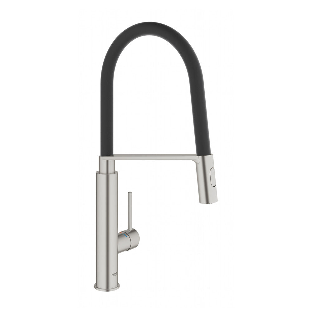 Grohe Concetto Kitchen Faucet with Flexible Spout, Brushed Supersteel