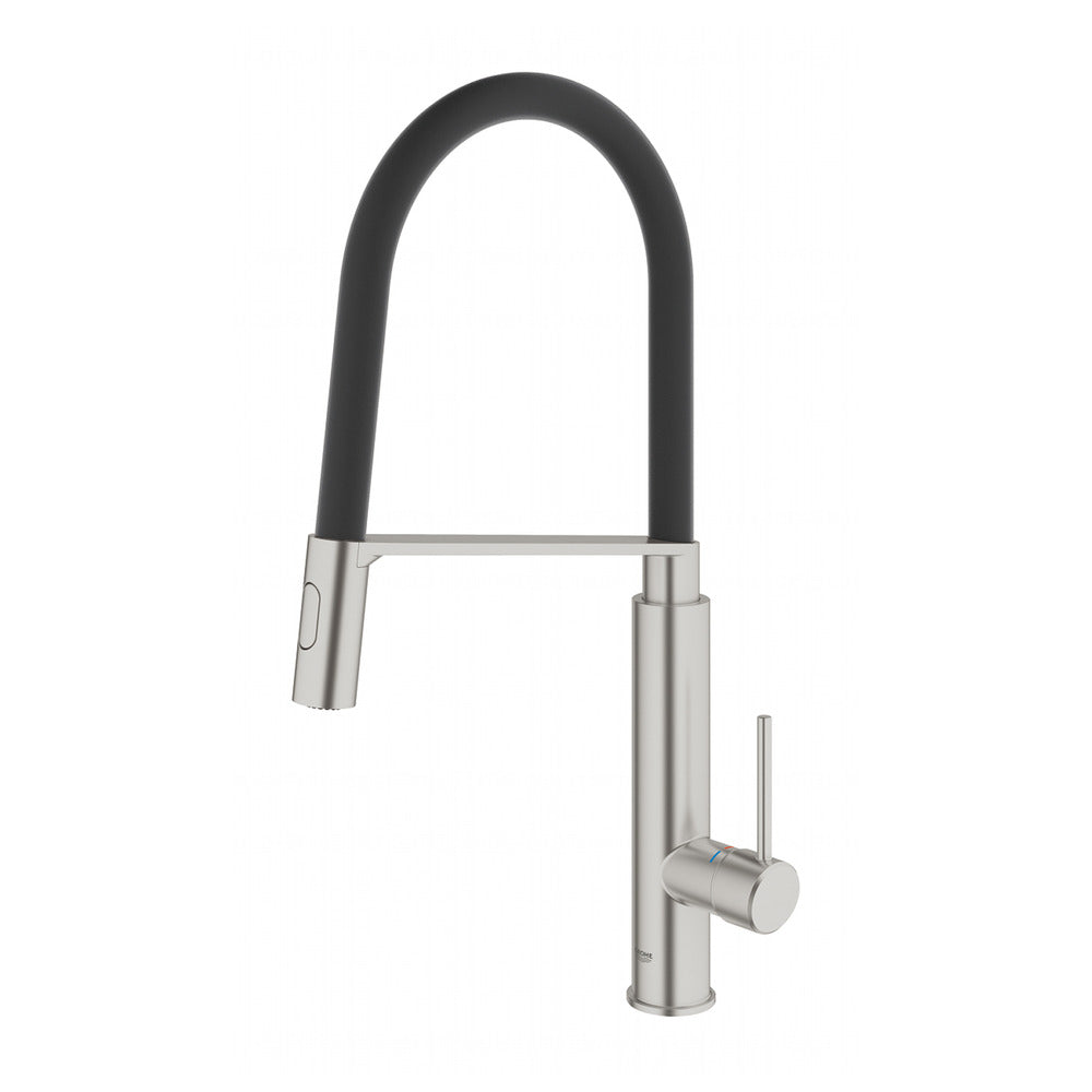 Grohe Concetto Kitchen Faucet with Flexible Spout, Brushed Supersteel