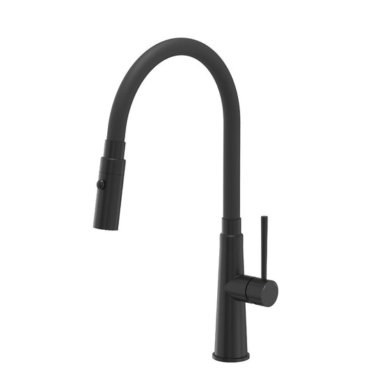 Quadron Pop Gina Kitchen Faucet with Flexible Spout Carbon Black