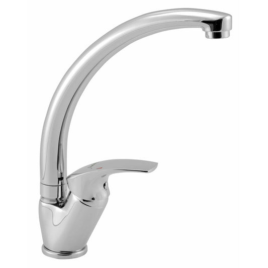 Ferro Metalia 57 Swan Neck Kitchen Faucet