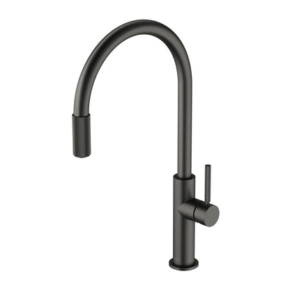 Graphite kitchen faucet Omnires Switch with 3 ways, for filtered water