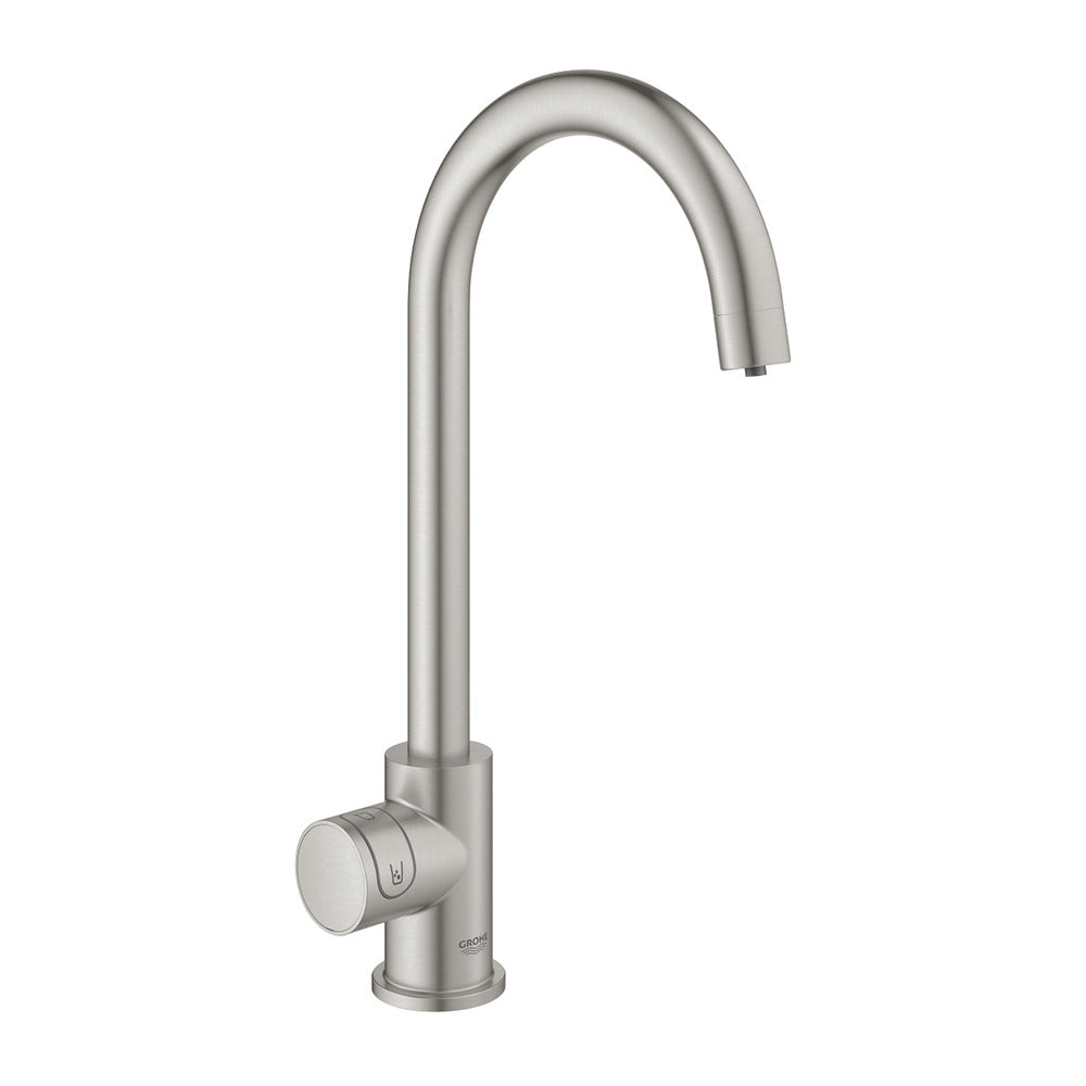 Батерия за кухня Grohe Blue Home Mono хром перлен Supersteel тип C и Starter Kit