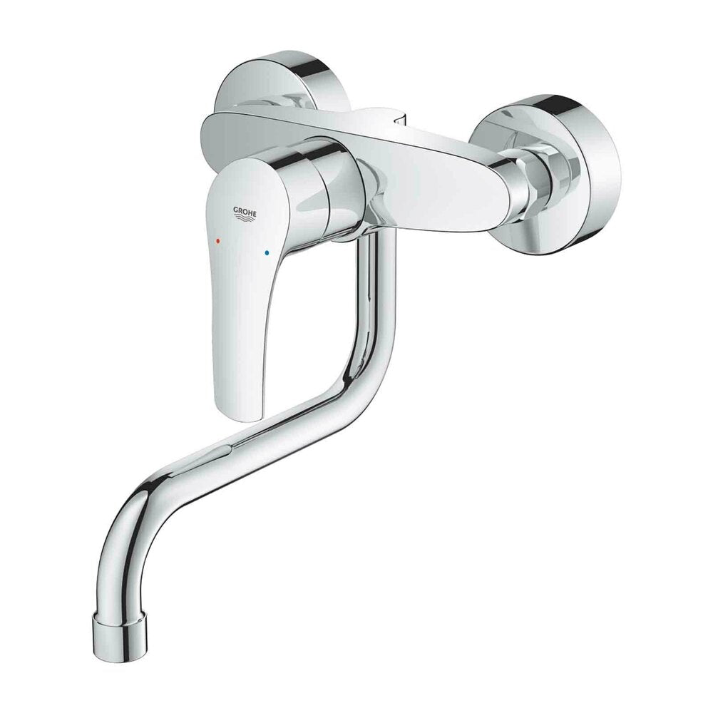 Смесител за кухня Grohe Eurosmart New хром за стенен монтаж