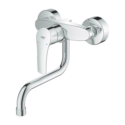 Смесител за кухня Grohe Eurosmart New хром за стенен монтаж