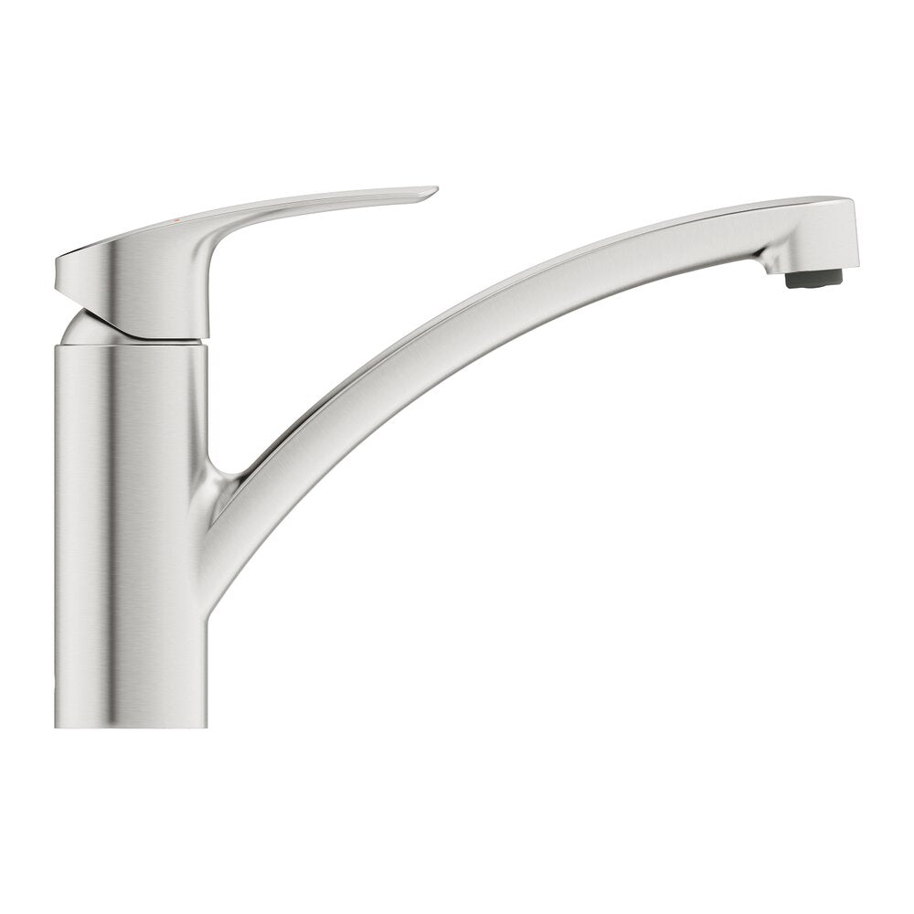 Смесител за кухня Grohe Eurosmart New с монокоманда хром мат Supersteel