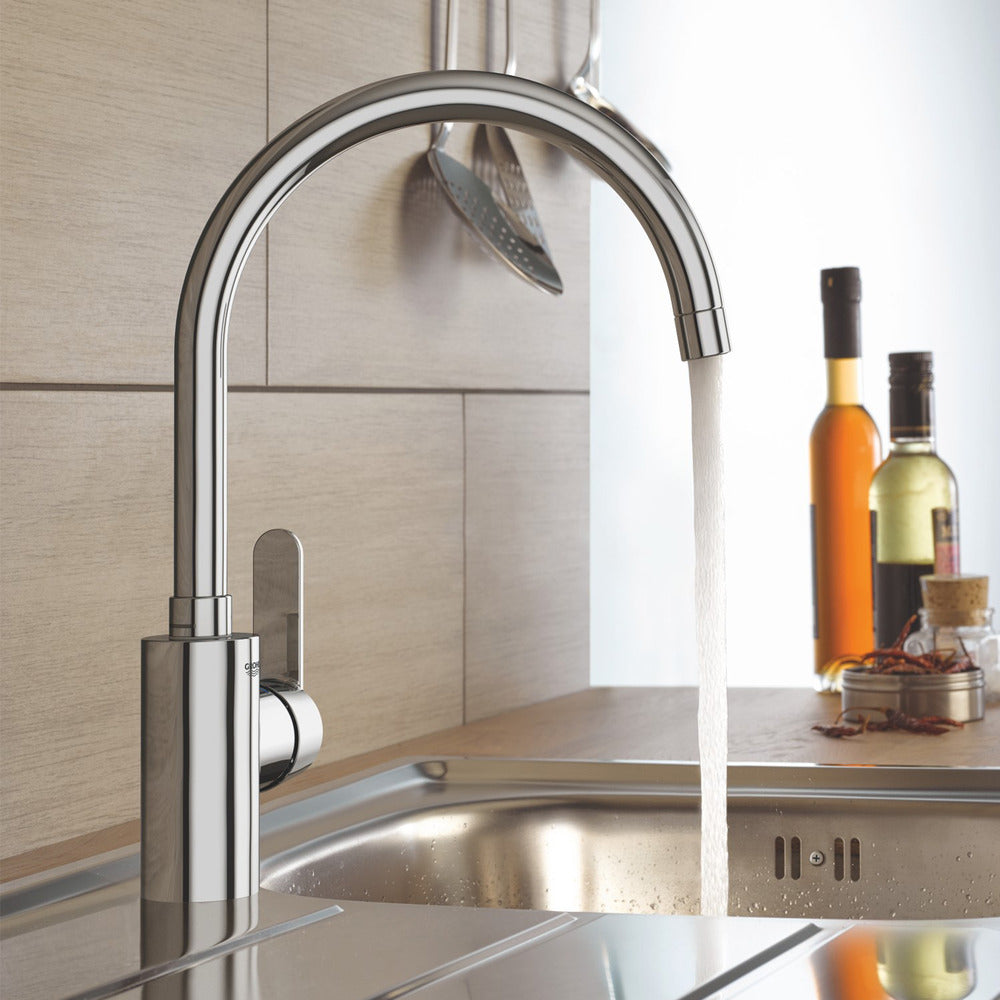 Кухненска батерия Grohe Get монокоманден хром гланц