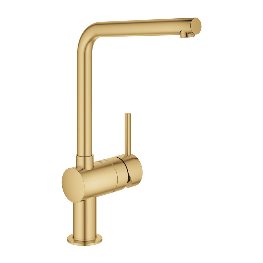 Grohe Minta Kitchen Faucet Brushed Gold Cool Sunrise