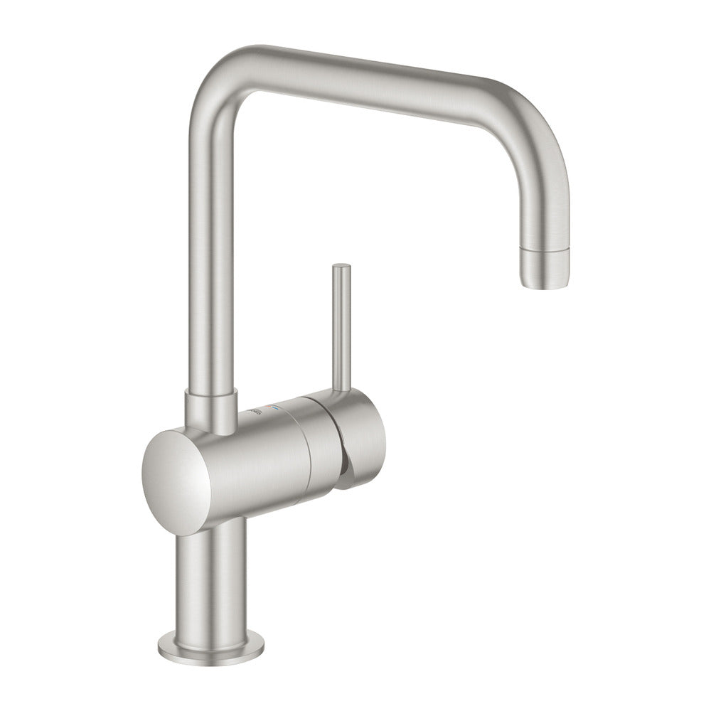Grohe Minta Kitchen Faucet Supersteel Chrome Single-Handle