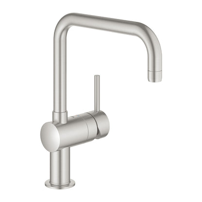 Grohe Minta Kitchen Faucet Supersteel Chrome Single-Handle