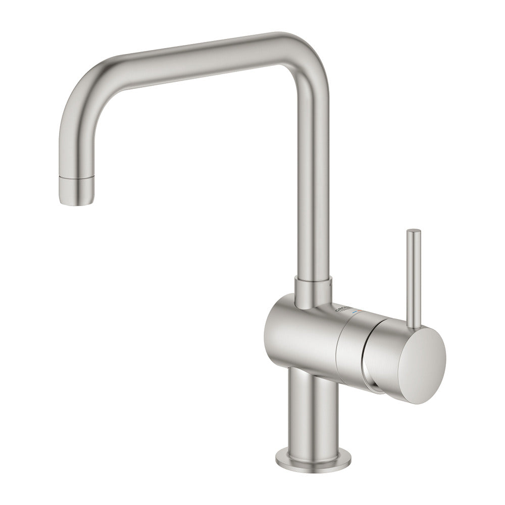 Grohe Minta Kitchen Faucet Supersteel Chrome Single-Handle
