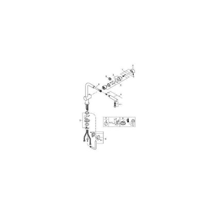 Grohe Minta Kitchen Faucet with Pull-Out Spray Chrome