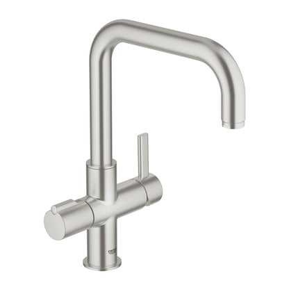 Grohe Red Duo Kitchen Faucet Supersteel