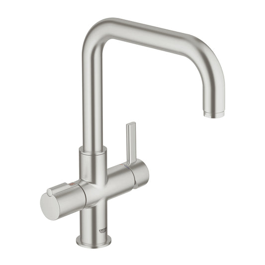 Grohe Red Duo Kitchen Faucet Supersteel