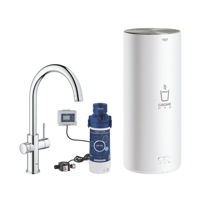 Смесител за кухня Grohe Red Duo хром, тип C, размер L с боилер