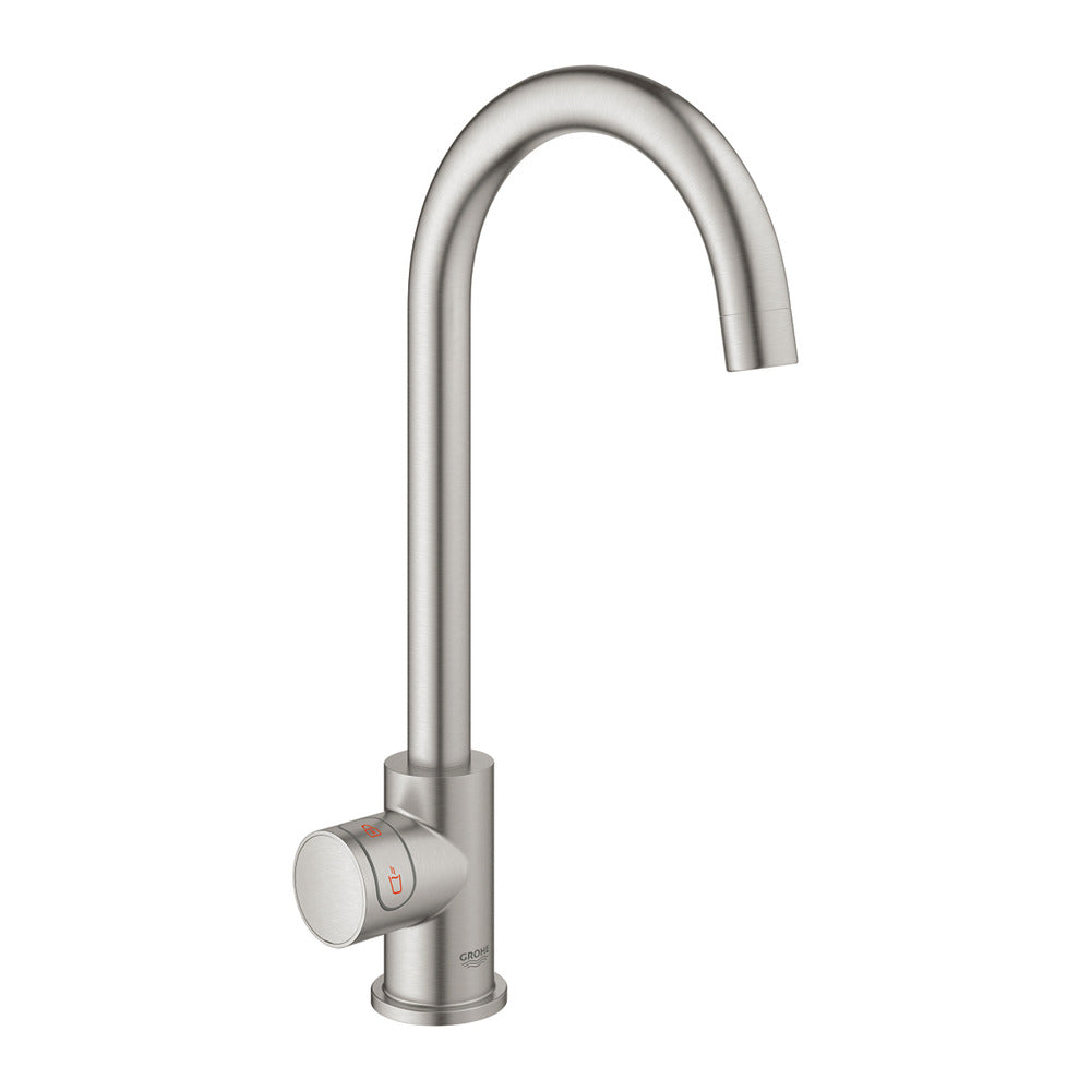 Смесител за кухня Grohe Red Mono C хром мат Supersteel с бойлер M