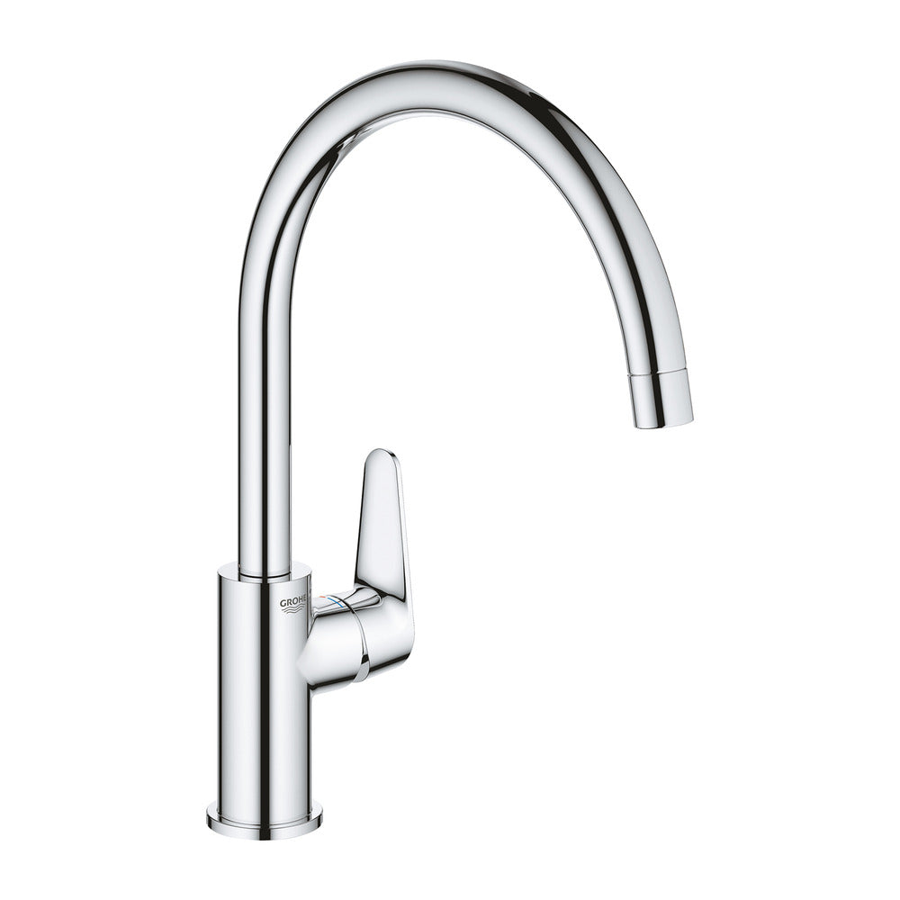 Смесител за кухня Grohe Start Curve с подвижен чучур хром