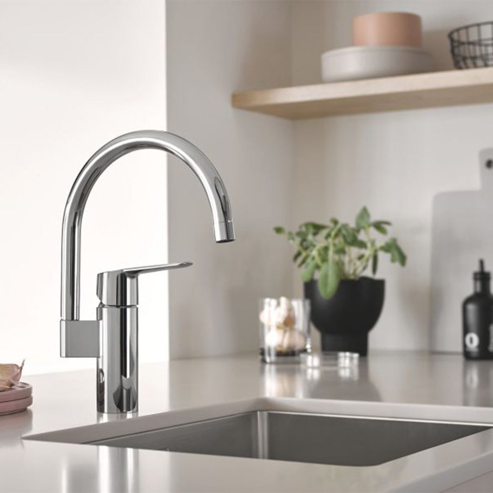 Kitchen faucet Grohe Start with swivel spout chrome finish