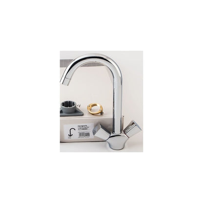 Hansgrohe Logis Double Handle Kitchen Faucet Chrome