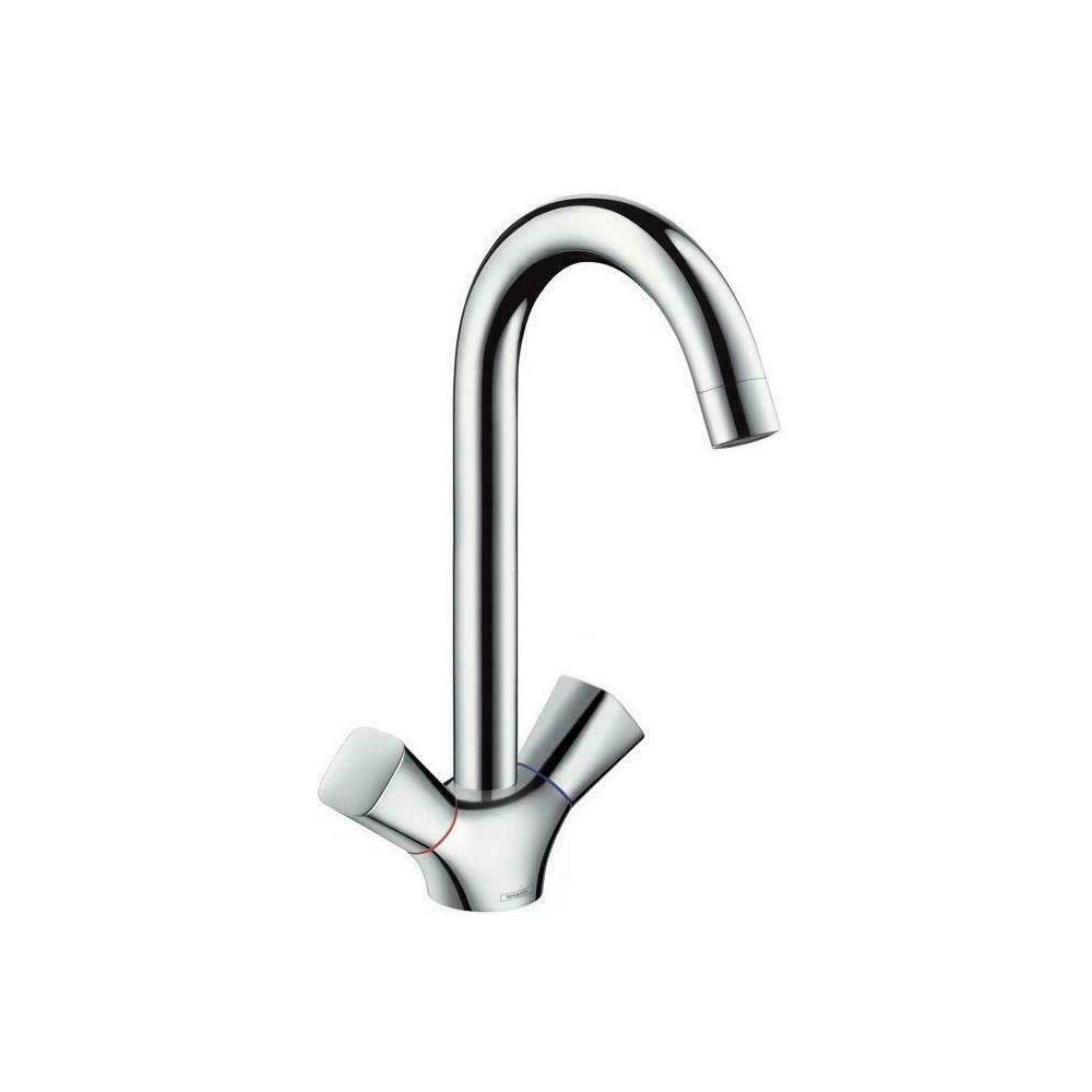 Hansgrohe Logis Double Handle Kitchen Faucet Chrome