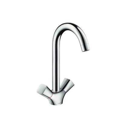 Hansgrohe Logis Double Handle Kitchen Faucet Chrome