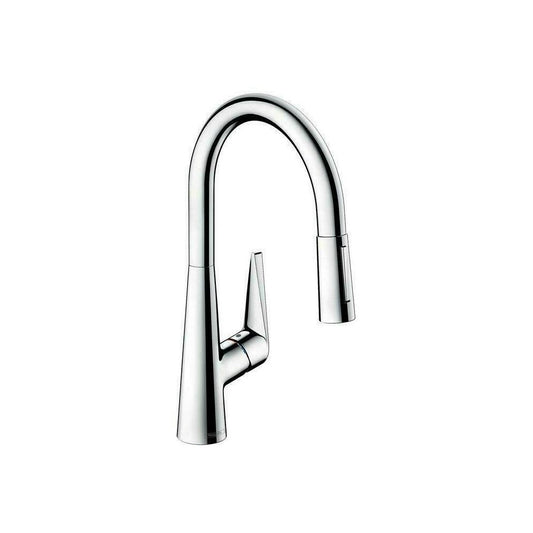 Hansgrohe Talis M51 200 Kitchen Faucet with Pull-Out Spray, Chrome, 2 Functions