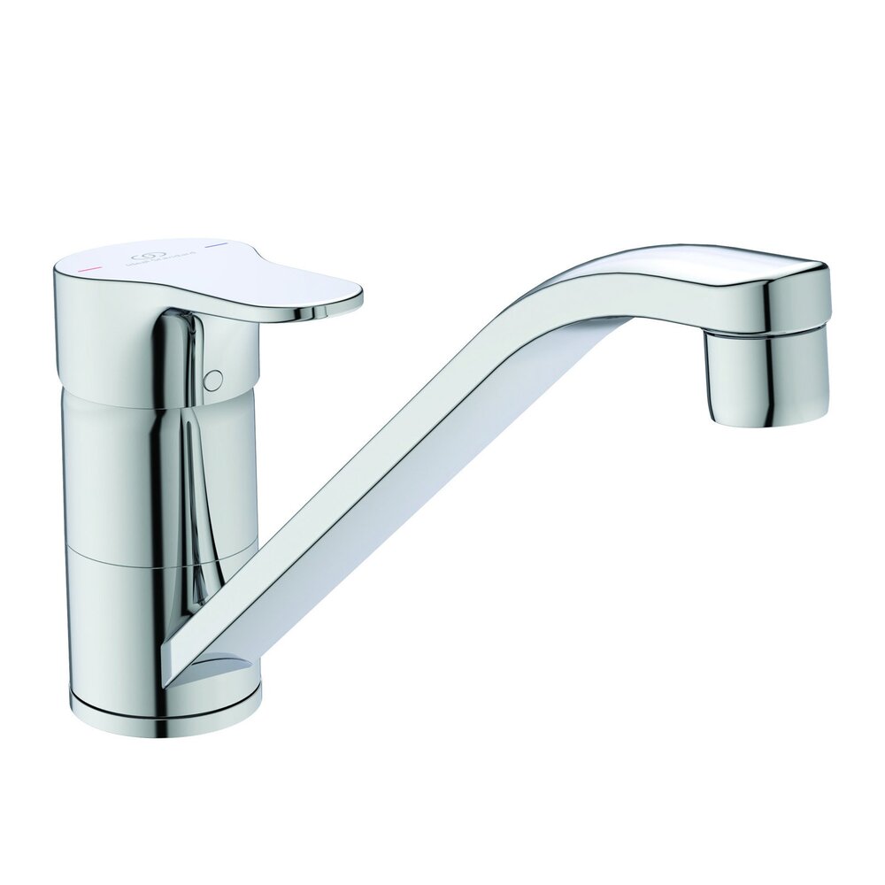 Смесител за кухня Ideal Standard Cerabase хром гланц с въртящ се чучур