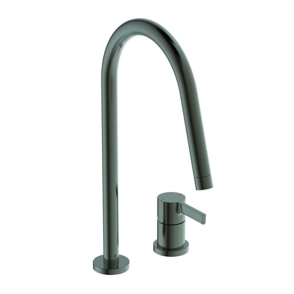 Ideal Standard Gusto 218 Pull-Out Kitchen Faucet Magnetic Grey 2 Elements