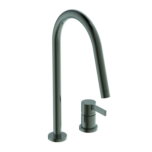 Ideal Standard Gusto 218 Pull-Out Kitchen Faucet Magnetic Grey 2 Elements